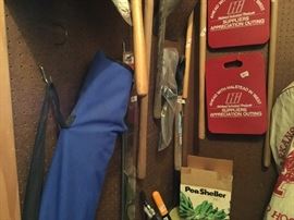 Garage has room off to left at entrance - these are items in this room