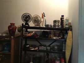 Garage has room off to left at entrance - these are items in this room