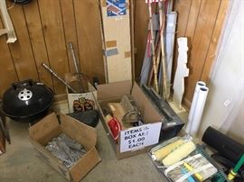 Another room off the garage at the back - these items inside that room.