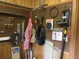 Another room off the garage at the back - these items inside that room.
