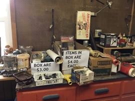 Another room off the garage at the back - these items inside that room.