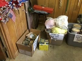 Another room off the garage at the back - these items inside that room.