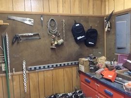 Another room off the garage at the back - these items inside that room.