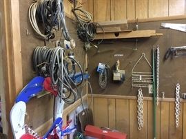 Another room off the garage at the back - these items inside that room.