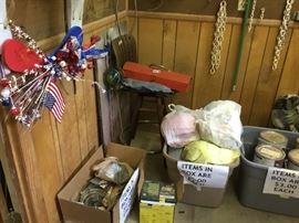 Another room off the garage at the back - these items inside that room.