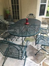 Great Patio Set- Heavy Aluminum