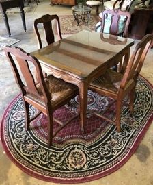 French Table / Four Chairs