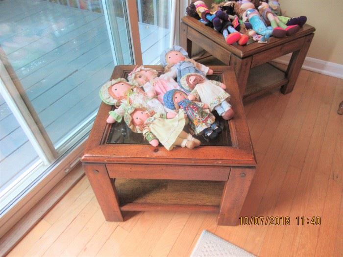 tables and vintage dolle