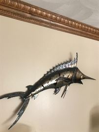 METAL WALL DECOR'-FISH