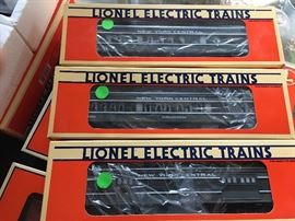 LIONEL NEW YORK CENTRAL PASSENGER CARS