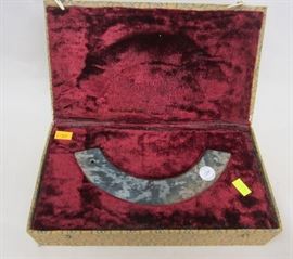 Chinese Jade Huang with fitted box 