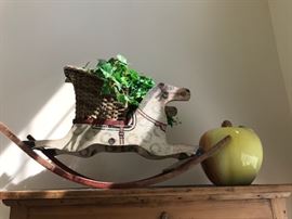 Primitive rocking horse 