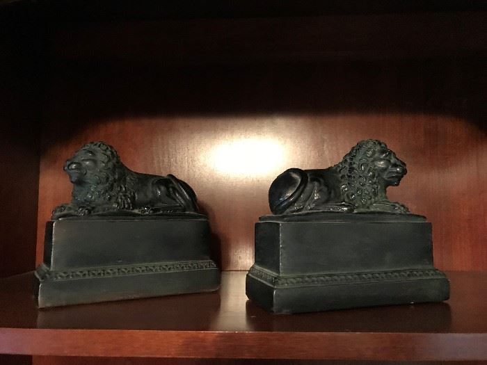 LION BOOKENDS