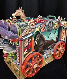 Frank Heller, "Circus Box," wood, 1981