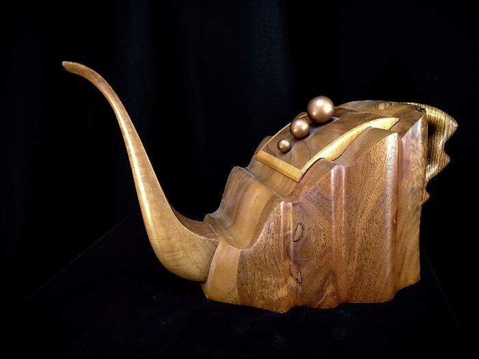 Charles Cobb, "Tea Pot Box," wood, 1997
