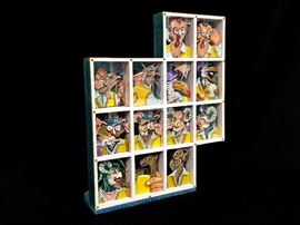 Frank Heller, "It Wore a Yellow Sweater," wood, 1979