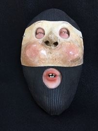 Beverly Saito, "Wall Mask," ceramic, 1988 
