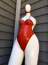 Johnnie Kinney, “Woman in Red Bathing Suit,” cast concrete, 1995