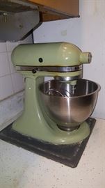 Avocado Green Kitchen Aid Mixer