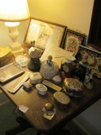 Marble Top End Table