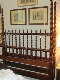 Antique Spool Bed