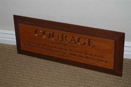  INSPIRATIONAL WOOD SIGN