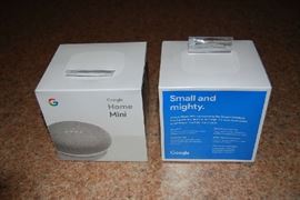 NEW IN BOX!  GOOGLE HOME MINI WI FI SPEAKER