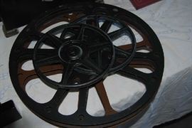 Vintage Film Reels Metal