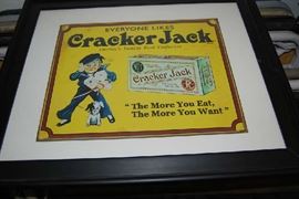 METAL "VINTAGE" SIGN IN FRAME