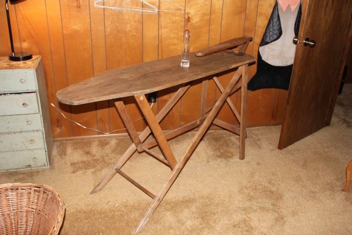Antique ironing board