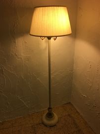 tall floor lamp, Marble base