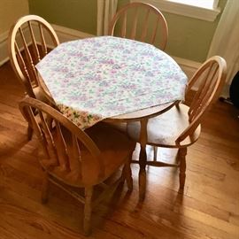 Purchased at Wilmette Garden House. Child’s table and 4 chairs. $150
