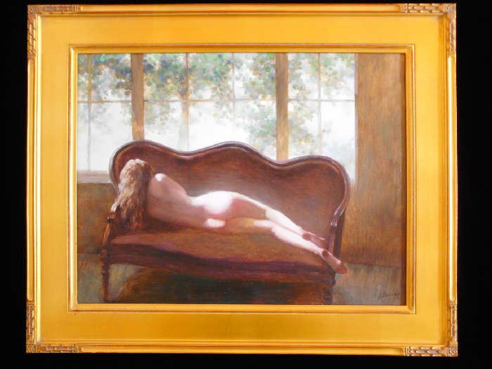 RECLINING NUDE PAINTING
