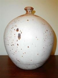 ART POTTERY VASE DATED 1971