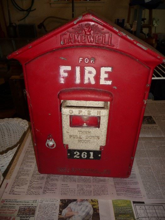 real fire box