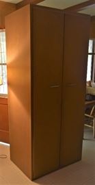 Freestanding Birch Pantry Cabinet Custom made by owner  closed