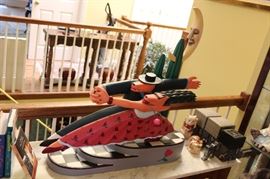 Markus Pierson 28"x27" For The Roses Wood Sculpture 1989