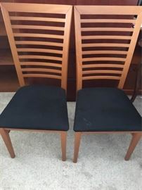 KFL006 Two Sturdy Wooden Chairs