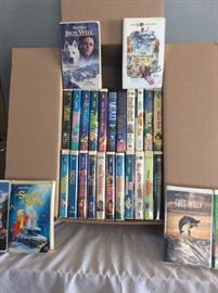 KFL118 Walt Disney VHS Movies
