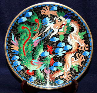 Very Beautiful, Asian Cloisonne Plate