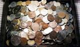 Lot of 100 Very Old Foreign Coins