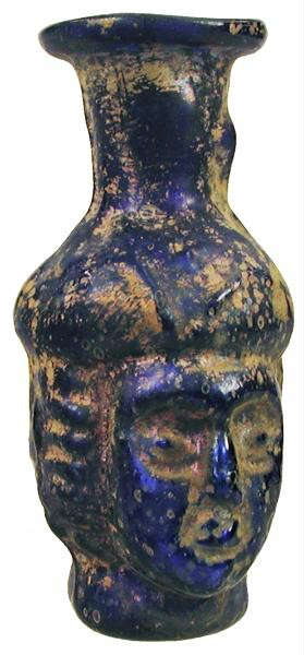 100 AD Ancient Roman Glass Bottle w/COA