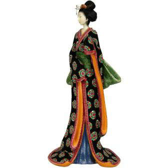 Very Impressive Hand Crafted Japanese Geisha Figure