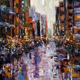 Impressionist Style Hand Painted Oil on Canvas