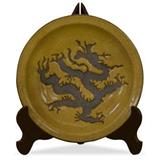 Large Porcelain Flying Dragon Charger