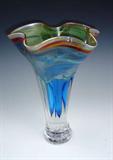 DBR Glassworks Original Artist Hand Crafted Vase