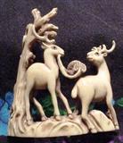 Mammoth Tooth Ivory Hand Carved Statue