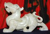 Extremely Rare White Jade Dragon