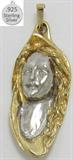 Sterling Silver Madonna Pendant