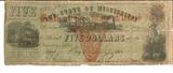 Rare $10 Confederate Currency Note, T-68